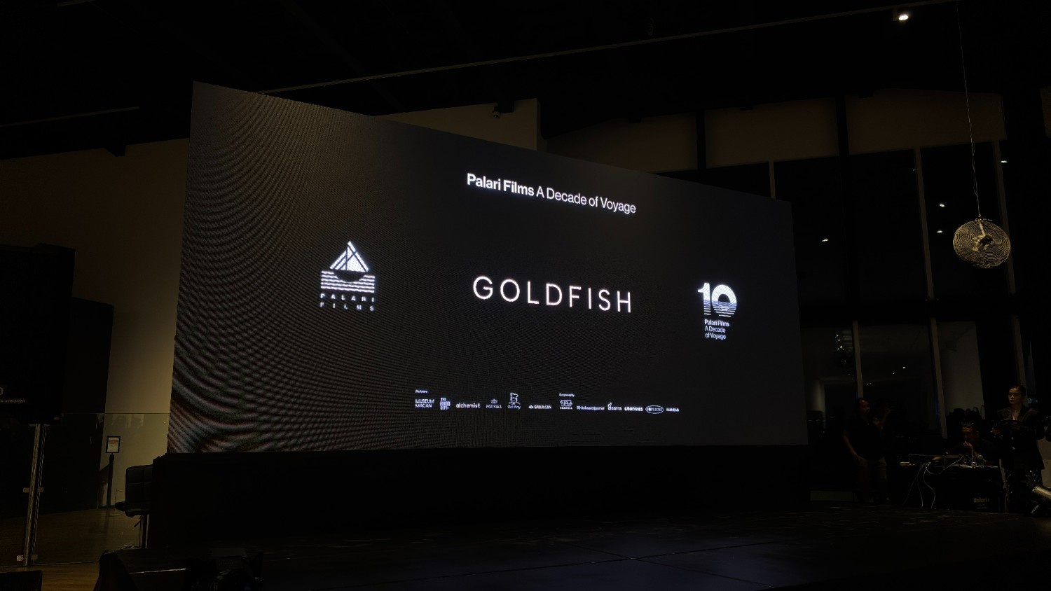 Potret Slate Announcement Film Goldfish | Sumber: Dokumentasi Pribadi @Revaldy Latumeten