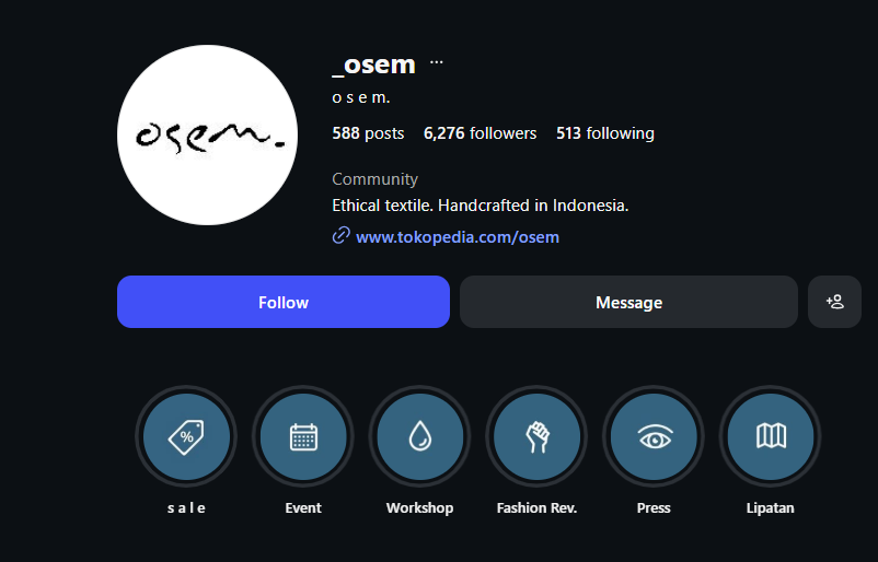 Osem Fashion Brand | IG @_osem
