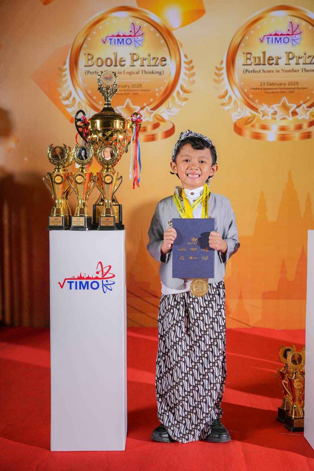 Rama saat mengikuti ajang kompetisi Matematika