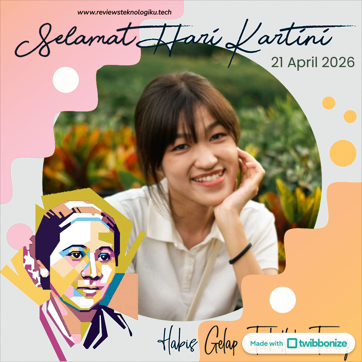 Twibbon Hari Kartini 2026 Gratis dan Terbaru, Lengkap Ide Ucapannya!
