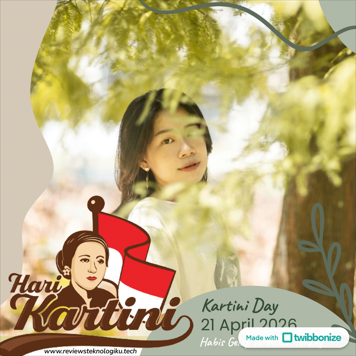Twibbon Hari Kartini 2026 Terbaru, Lengkap Contoh Ucapan untuk Caption Instagram!