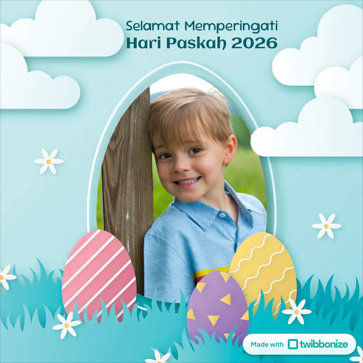 Kumpulan Twibbon Paskah 2026 Terbaru dan Gratis untuk Medsos, Lengkap 20 Contoh Ucapannya!