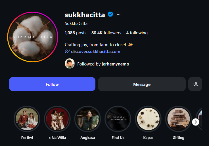 Sukkha Citta Fashion Brand | IG @sukkhacitta