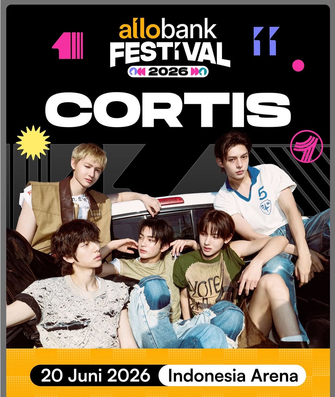 allobank festival 2026, line up allobank festival 2026, cortis di Allobank festival