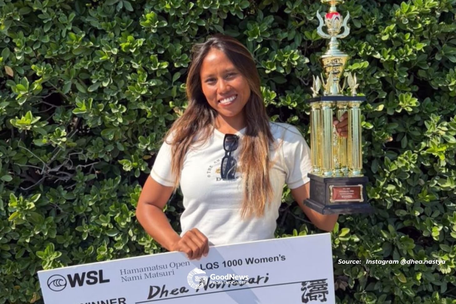 dhea natasya, hamamatsu open 2026, long board qualifying series 2025/2026, WSL world longboard tour