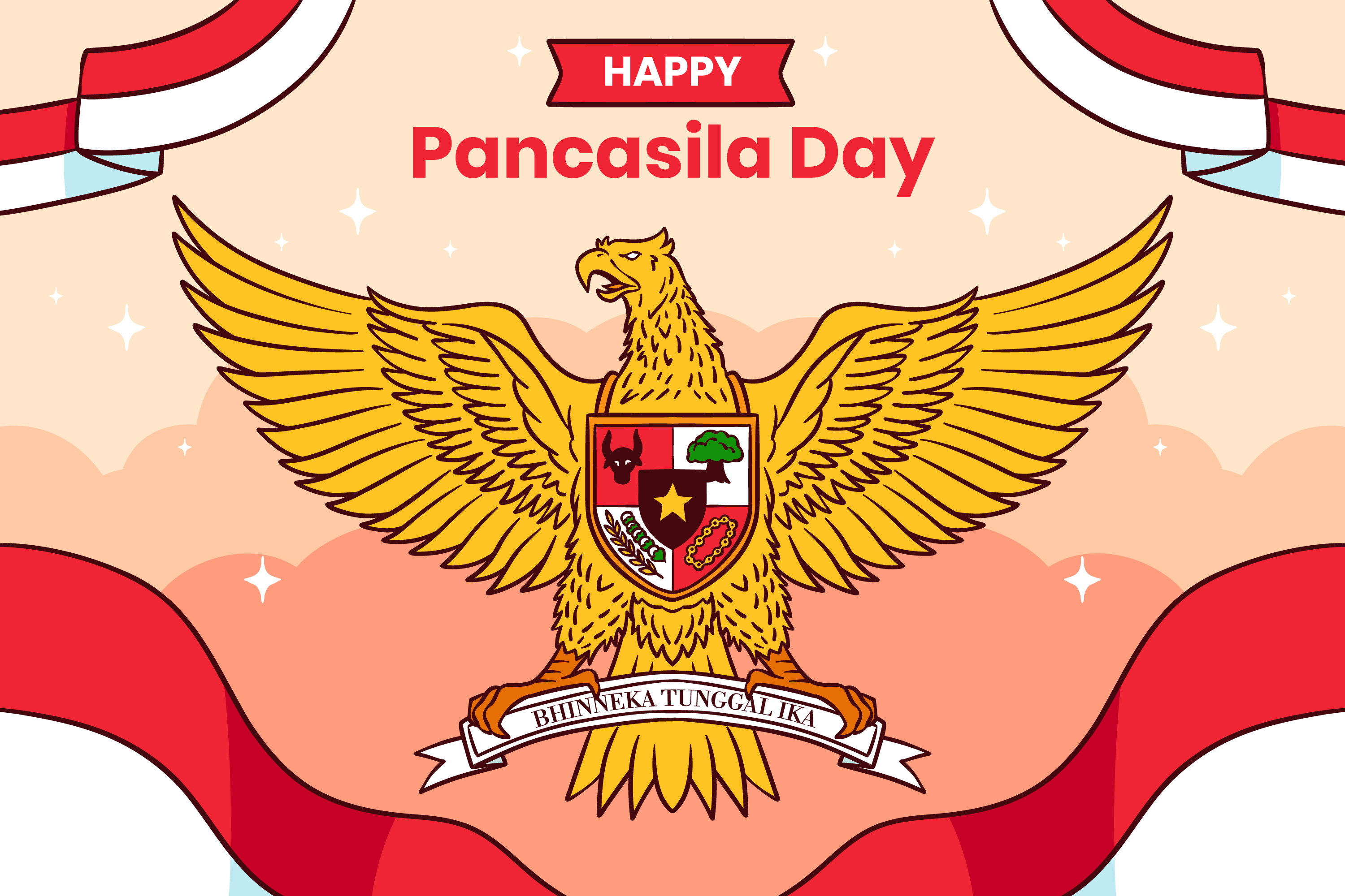 Ucapan Selamat Hari Lahir Pancasila 2026 Panjang dan Bertema Pancasila, Hidupkan Ideologi Indonesia di Caption Medsosmu!