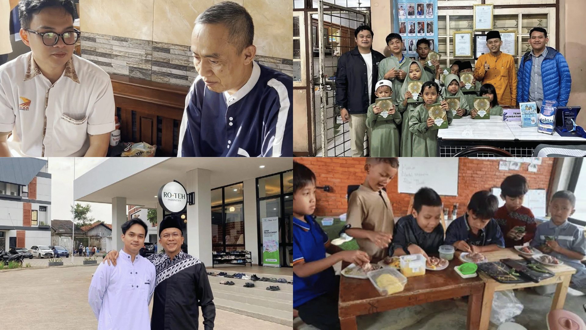Kegiatan Sosial Yang Dijalani Haykal Terkait Bidang Sosial. Foto Haykal