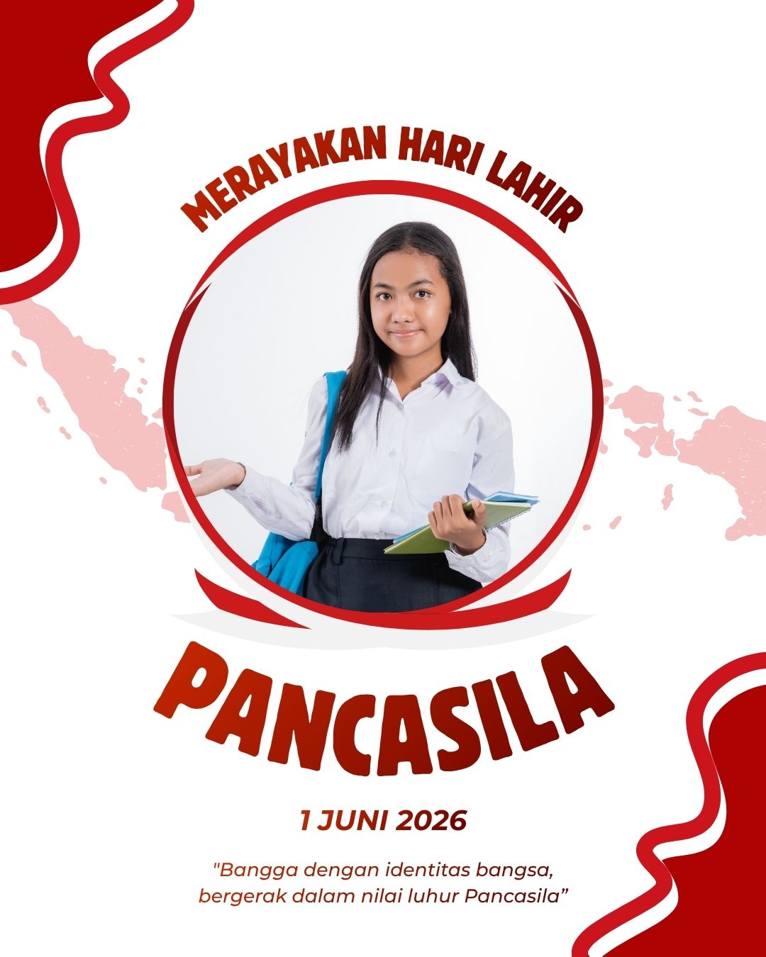 20+ Twibbon Hari Lahir Pancasila 2026 Gratis dan Simple, Lengkap Ucapan Selamat Hari Lahirnya Pancasila 1 Juni!
