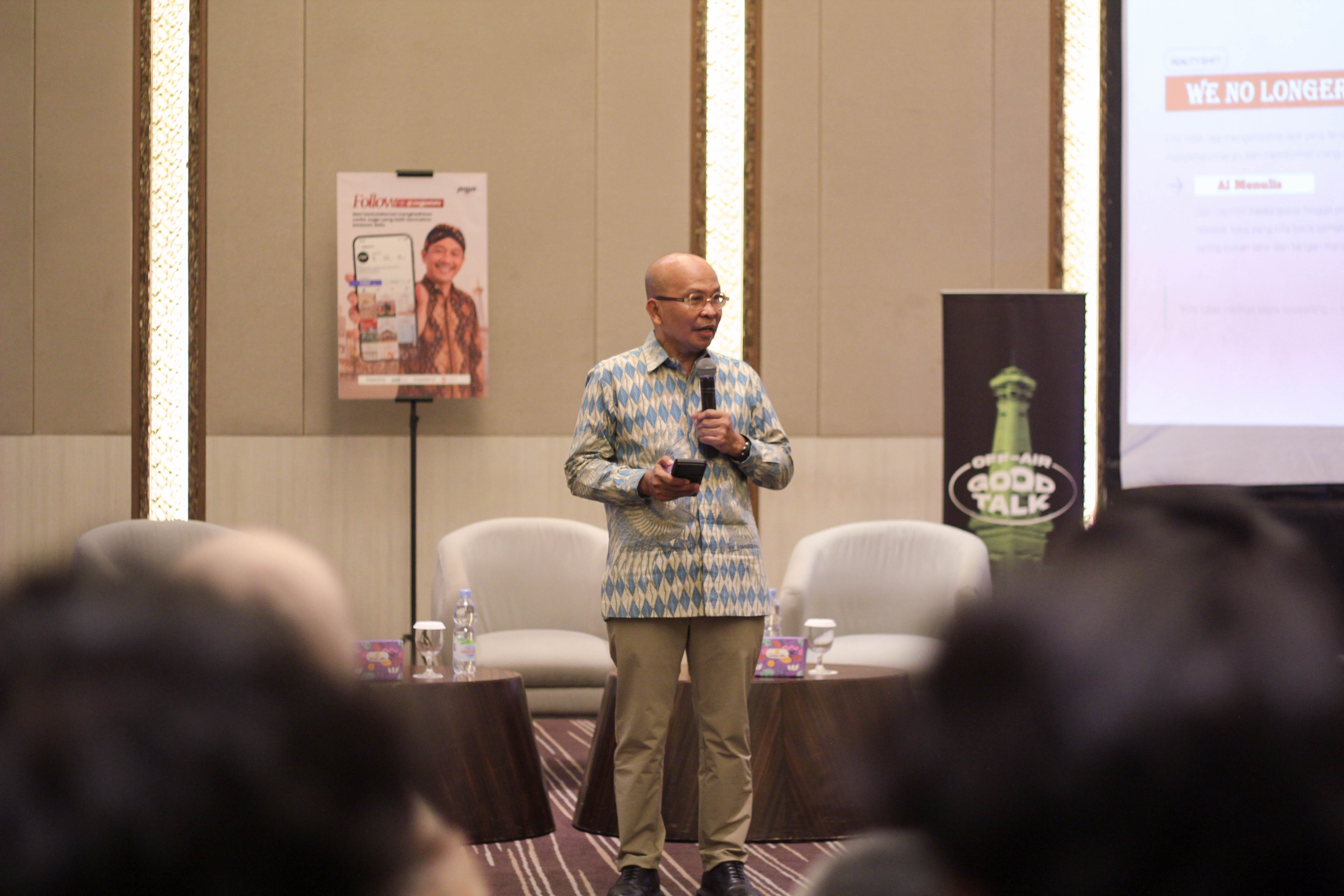 Kang Maman Suherman di GoodTalk Off-air Yogyakarta