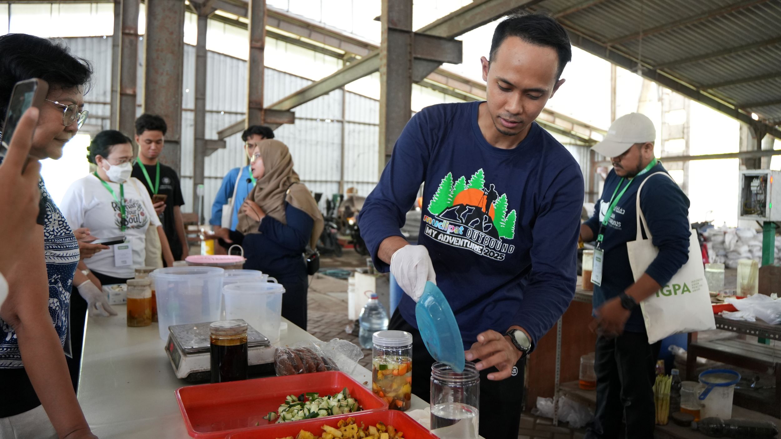 Kunjungan ke Rumah Inovasi Daur Ulang (RINDU) UGM sebagai rangkaian IGPA 2026 di Yogyakarta | Foto: IGPA/Kinta Erstuputri