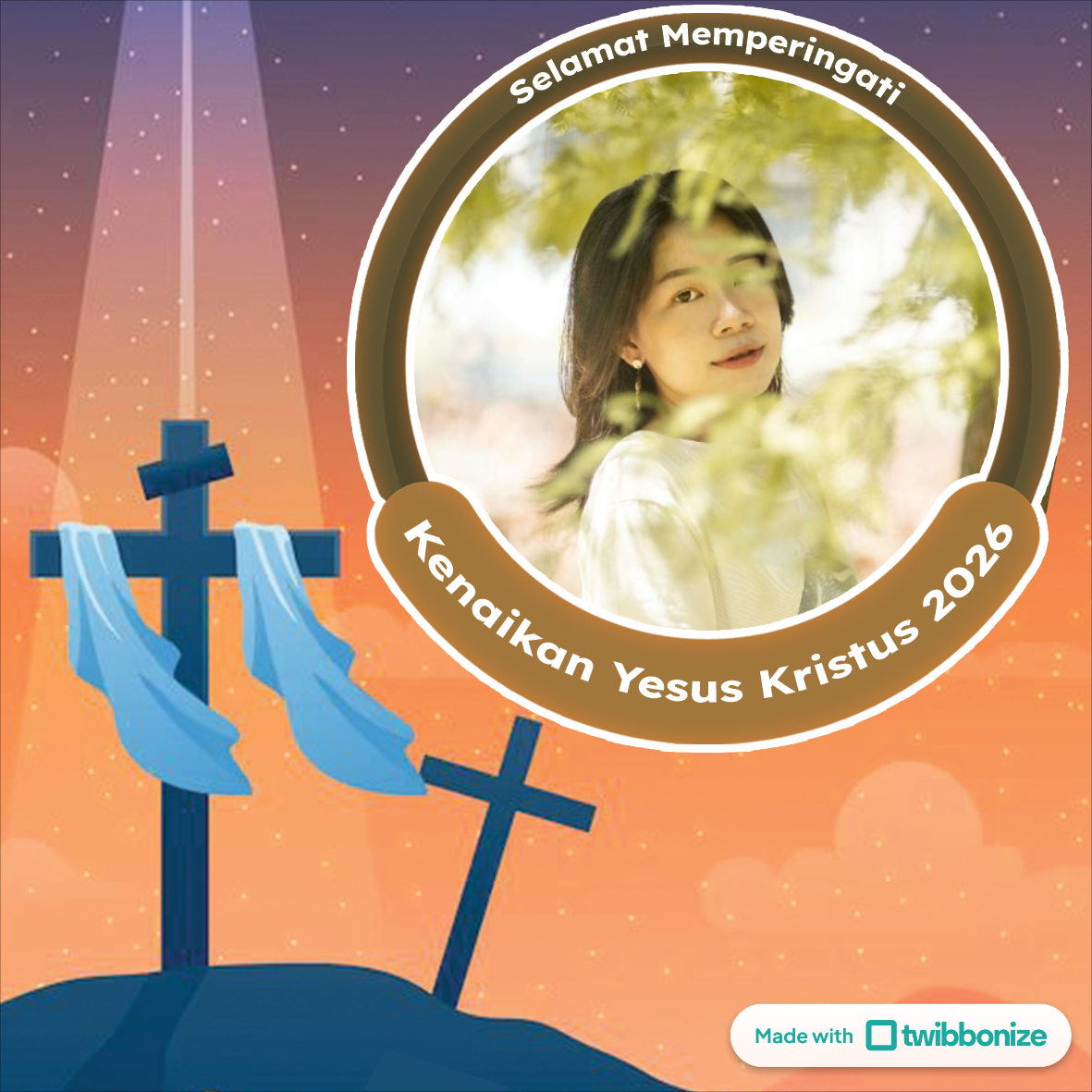 Kumpulan Twibbon Hari Kenaikan Yesus Kristus 2026 dan Ucapan Penuh Kasih untuk Caption Media Sosial!