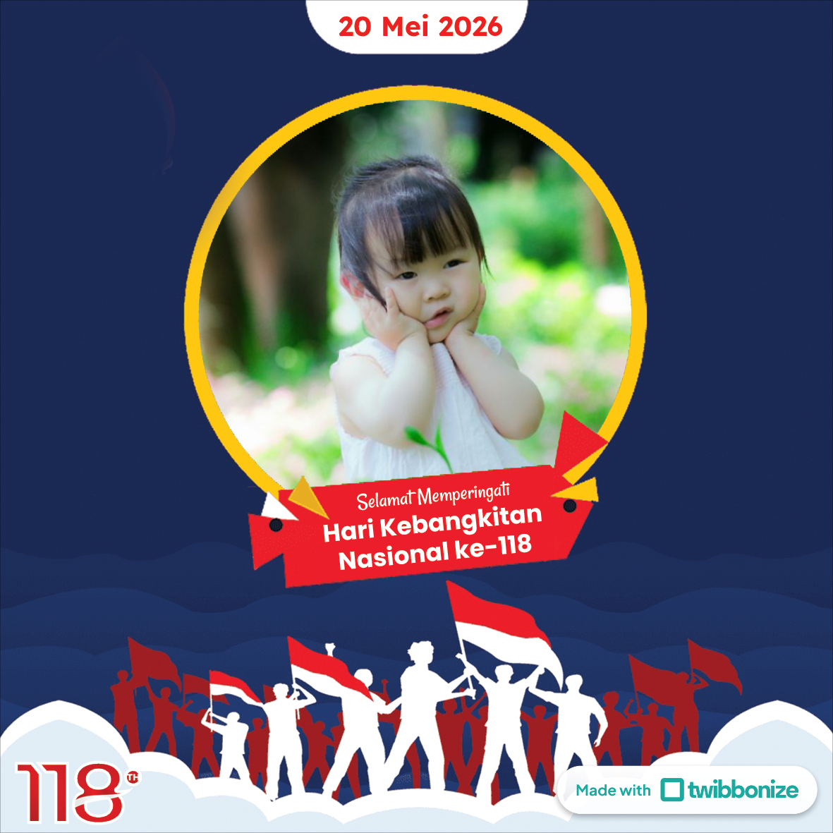 20+ Link Twibbon Harkitnas 2026 Terbaru dan Gratis, Lengkap Caption Selamat Hari Kebangkitan Nasional!