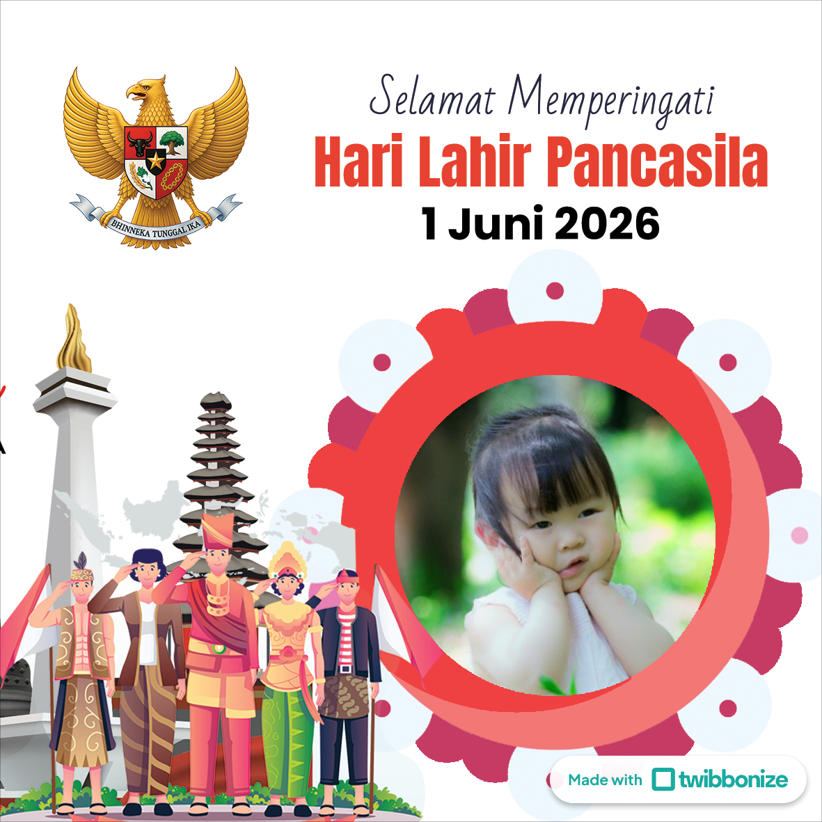 20+ Link Twibbon Hari Lahir Pancasila 2026 Gratis dan Terbaru, Cocok untuk Anak Sekolah dan Guru!