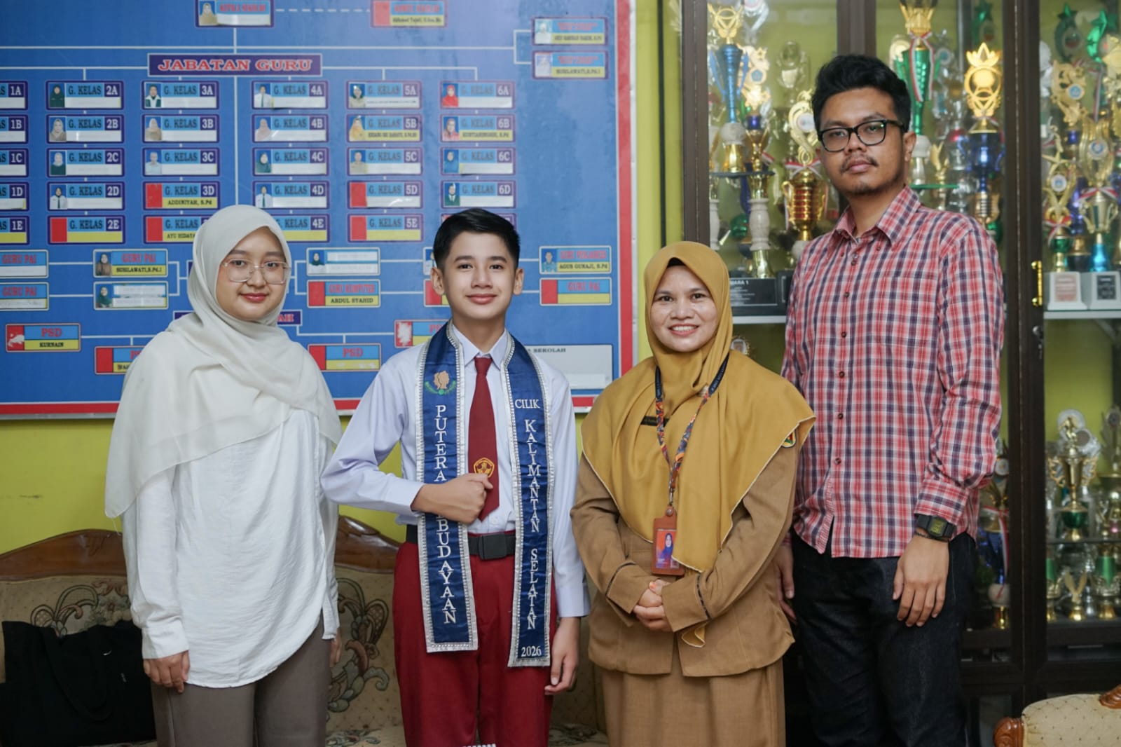 Kementerian Pendidikan Dasar dan Menengah melakukan inspeksi sekolah. Sekolah Zydan SD Negeri 1 Landasan Ulin Timur Banjarbaru bahkan dijadikan sebagai sekolah model di Banjarbaru karena dinilai memiliki berbagai inovasi dan pengembangan pendidikan yang inspiratif. (Foto: Dok Kiki)