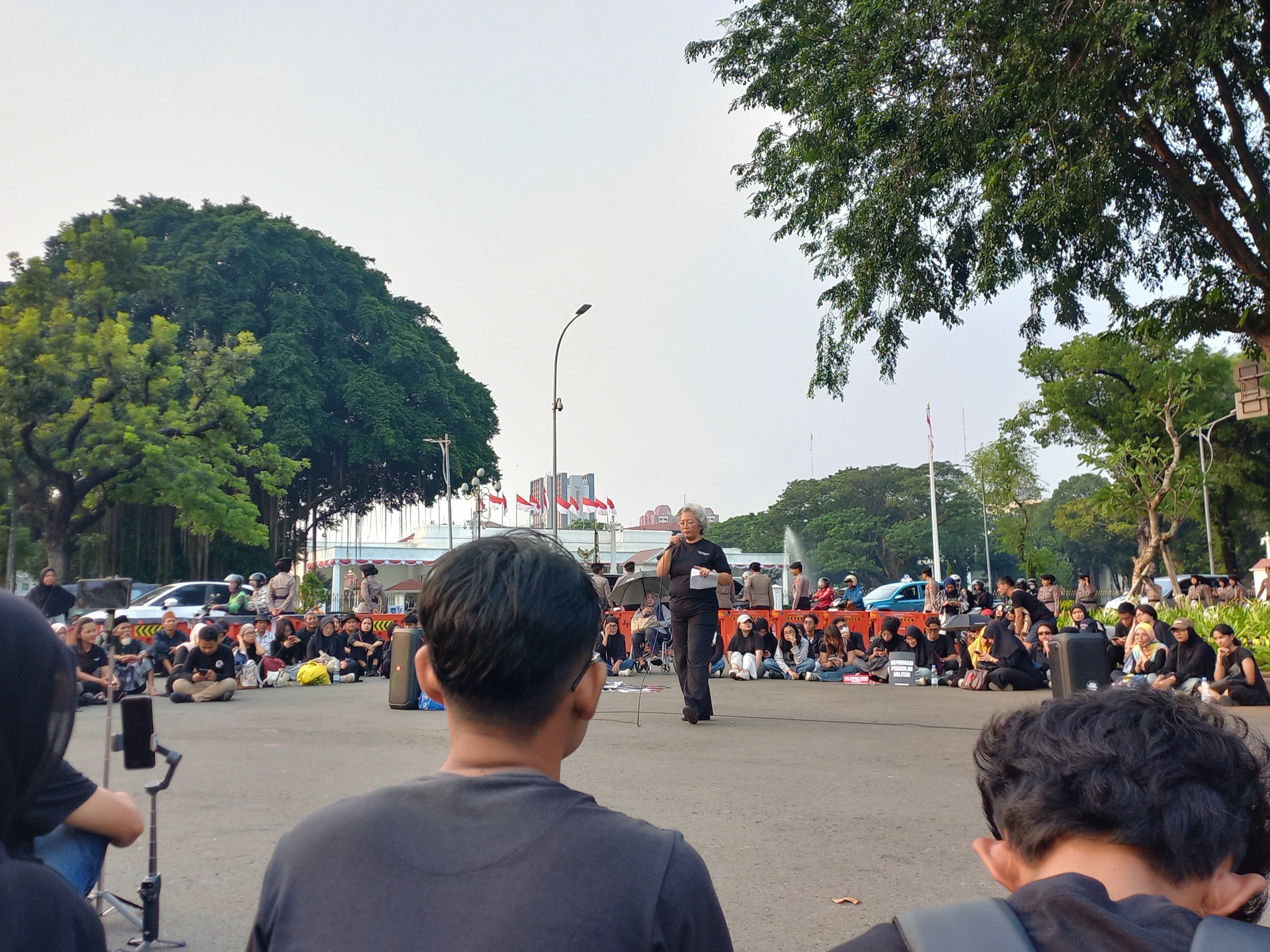 Aksi Kamisan ke-911, Kamis (11/6).