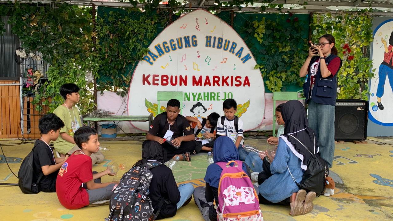 Pelaksanaan Jambore Anak di Kampung Markisa Blunyahrejo, Karangwaru, Yogyakarta | Foto: GNFI/Pierre Rainer