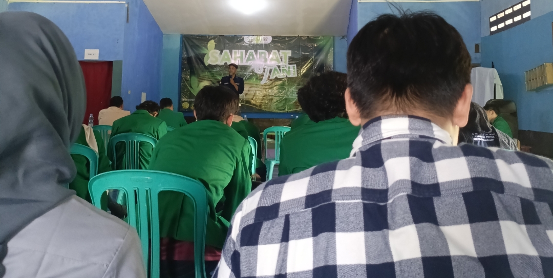 Sambutan dan pemaparan program dari BEM Universitas Muhammadiyah | sumber: Dok. Pribadi Belgi Alhuda