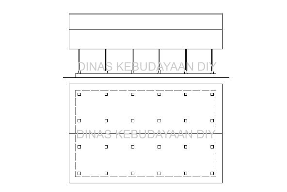 Variasi Atap Klabang Nyander Rumah Adat Kampung | Sumber: Dinas Kebudayaan DIY