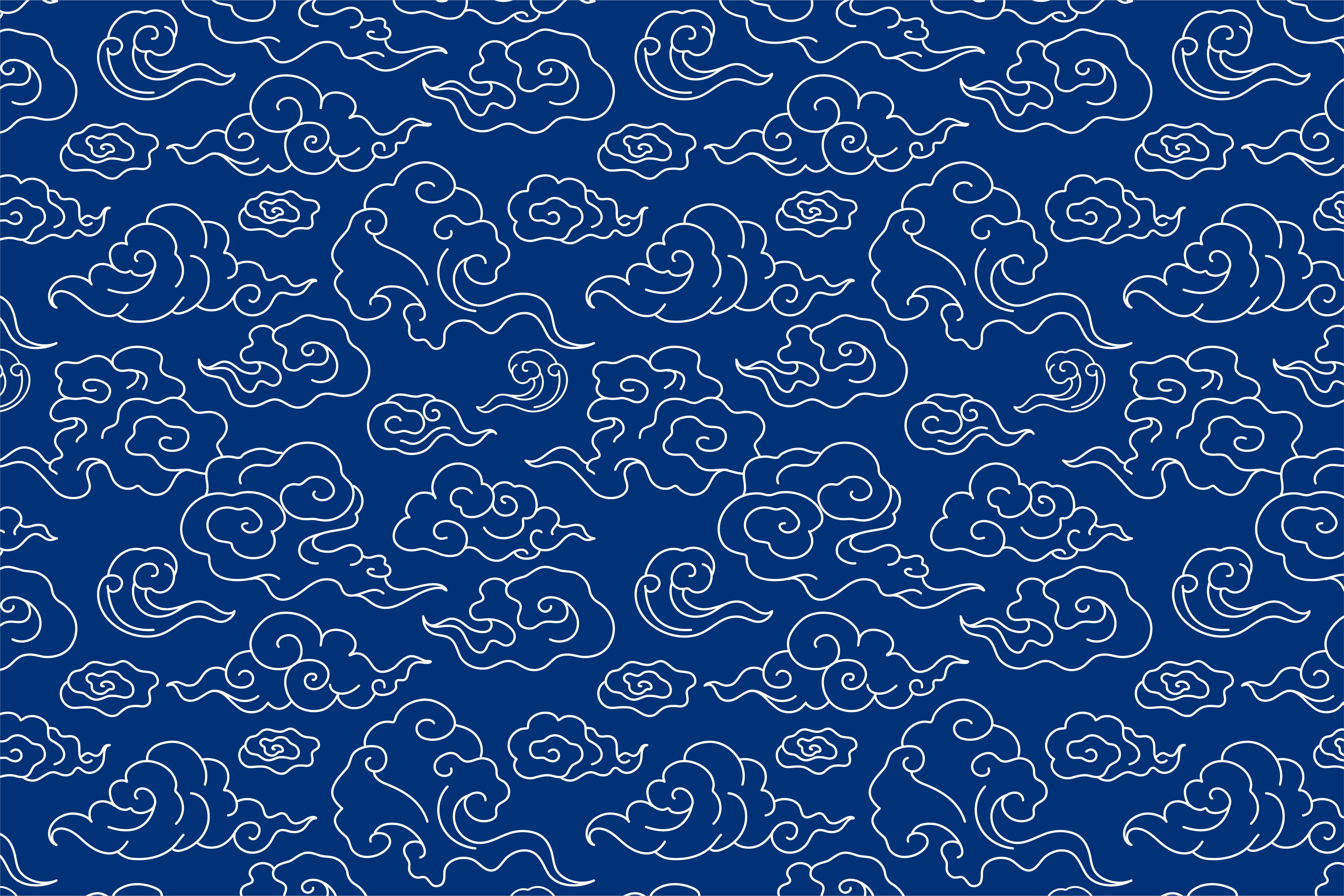 Sejarah Batik Mega Mendung dari Cirebon dan Mengapa Warnanya Biru | Freepik