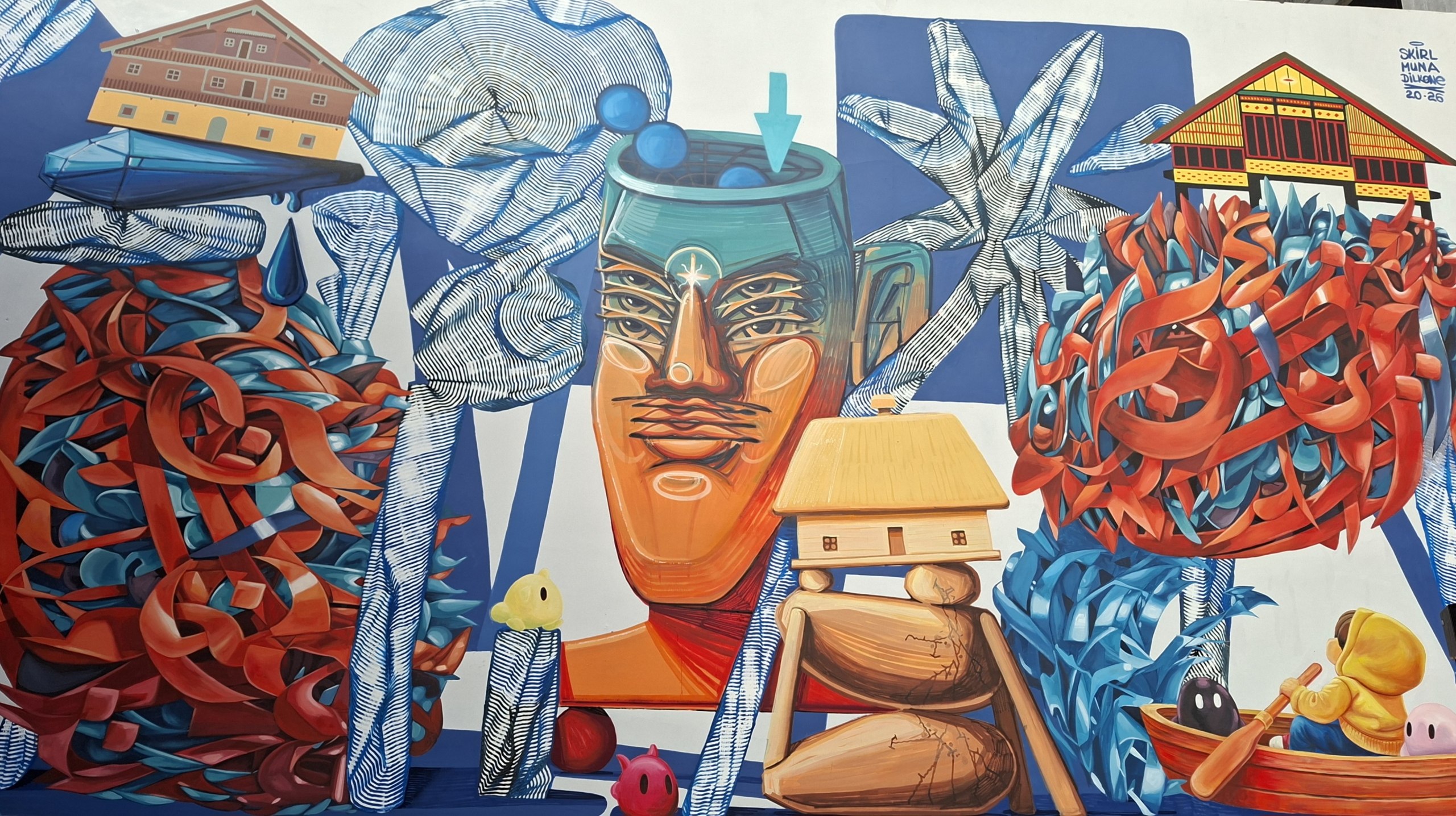Mural Interconnected Existence | Dokumentasi Pribadi