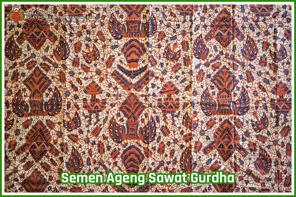 Gambar Batik Semen Gedhe Sawat Gurdha, Motif Batik Khas Jogja yang Hanya Boleh Dipakai Keraton | Laman Kraton Jogja