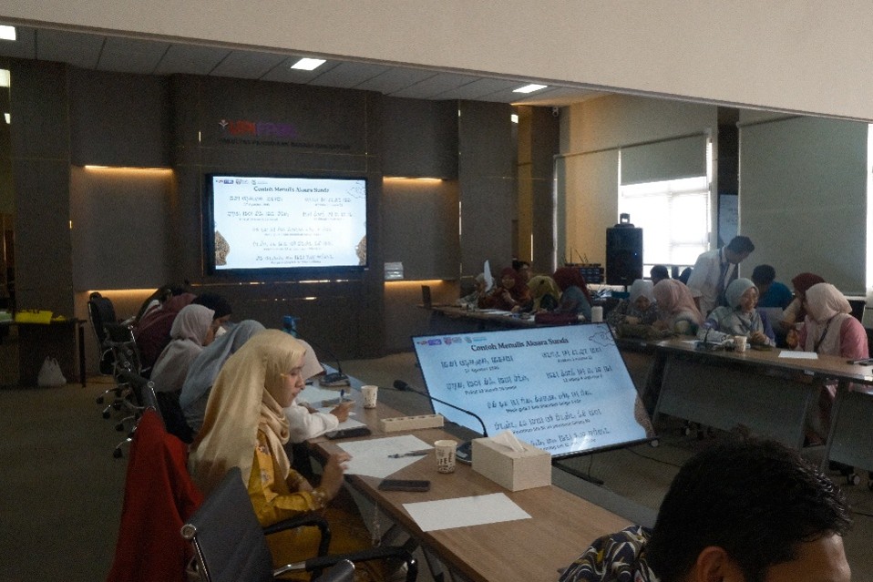  Dokumentasi Pribadi | Kuliah Umum Aksara Sunda 