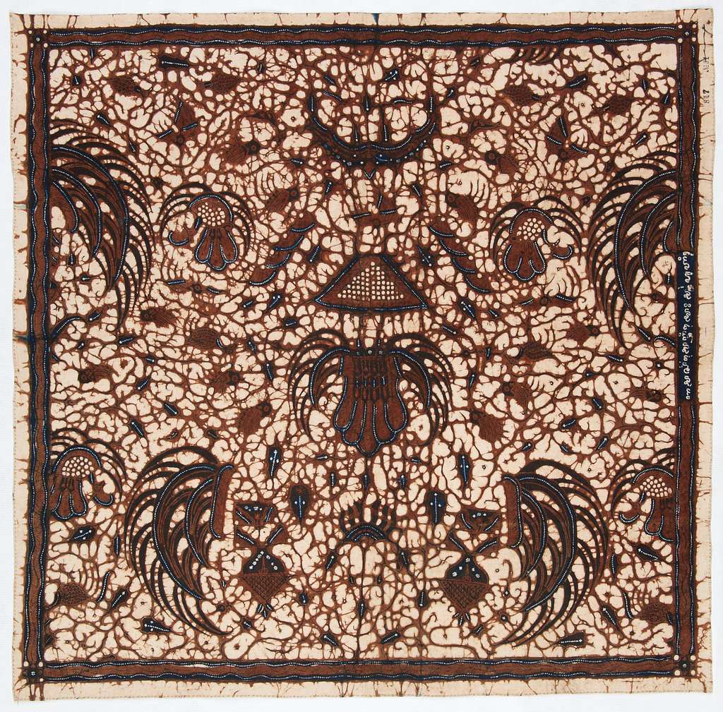 Batik Pekalongan Motif Sawat | Sumber: Nationaal Museum van Wereldculture