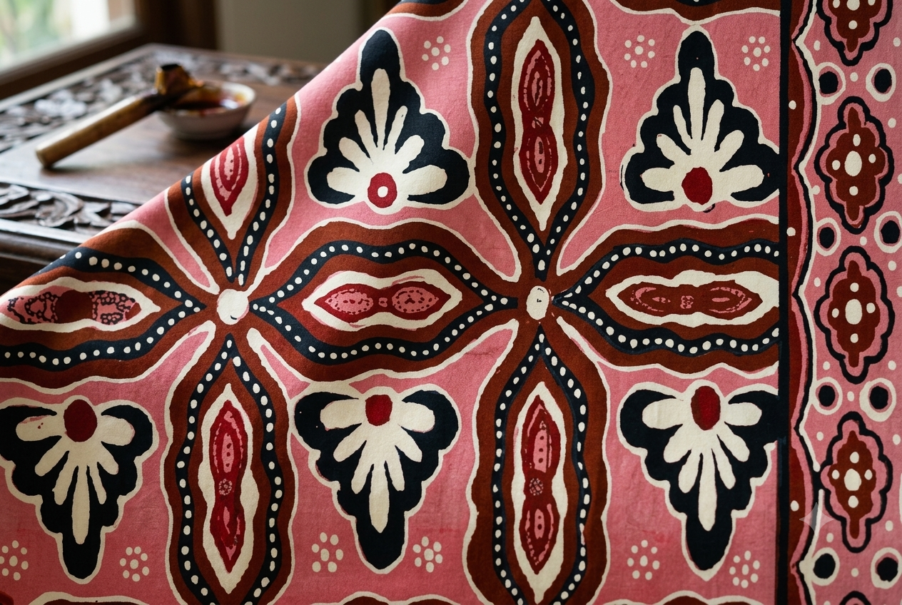 Ilustrasi Batik Banten Motif Kawangsan | Sumber: Generated AI