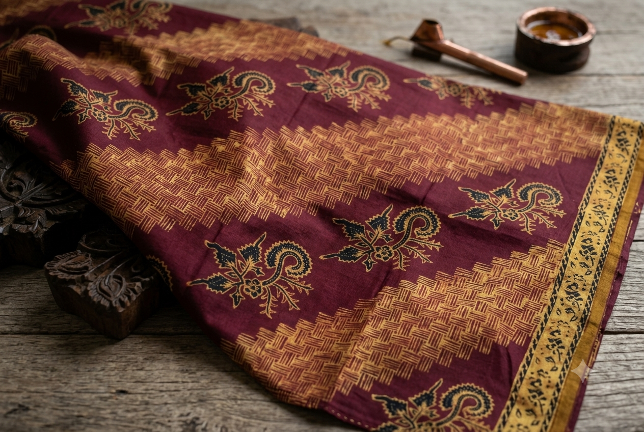 Ilustrasi Motif Batik Gedegan Banyuwangi | Sumber: Generated AI