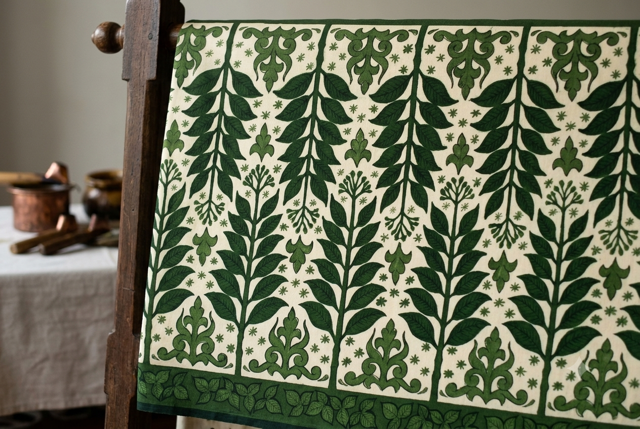 Ilustrasi Batik Bojonegoro Motif Sata Ganda Wangi | Sumber: Generated AI