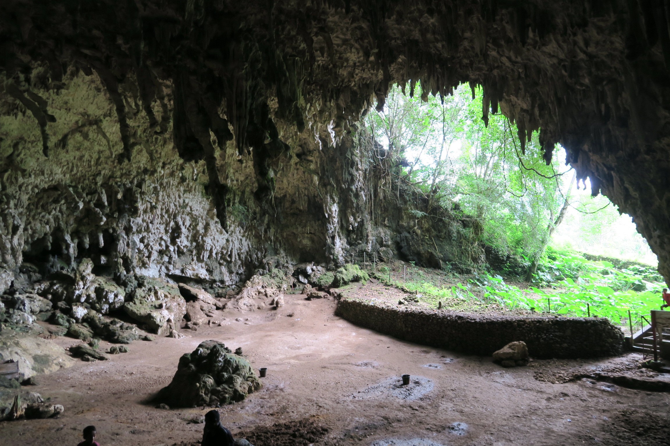 Bagian dalam Gua Liang Bua di Flores, lokasi ditemukannya kerangka LB1 (Flickr)
