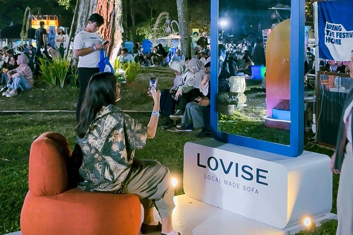 Furnitur Lokal Yogyakarta, Lovise Pada Prambanan Jazz Festival 2026 | Foto: Lovise