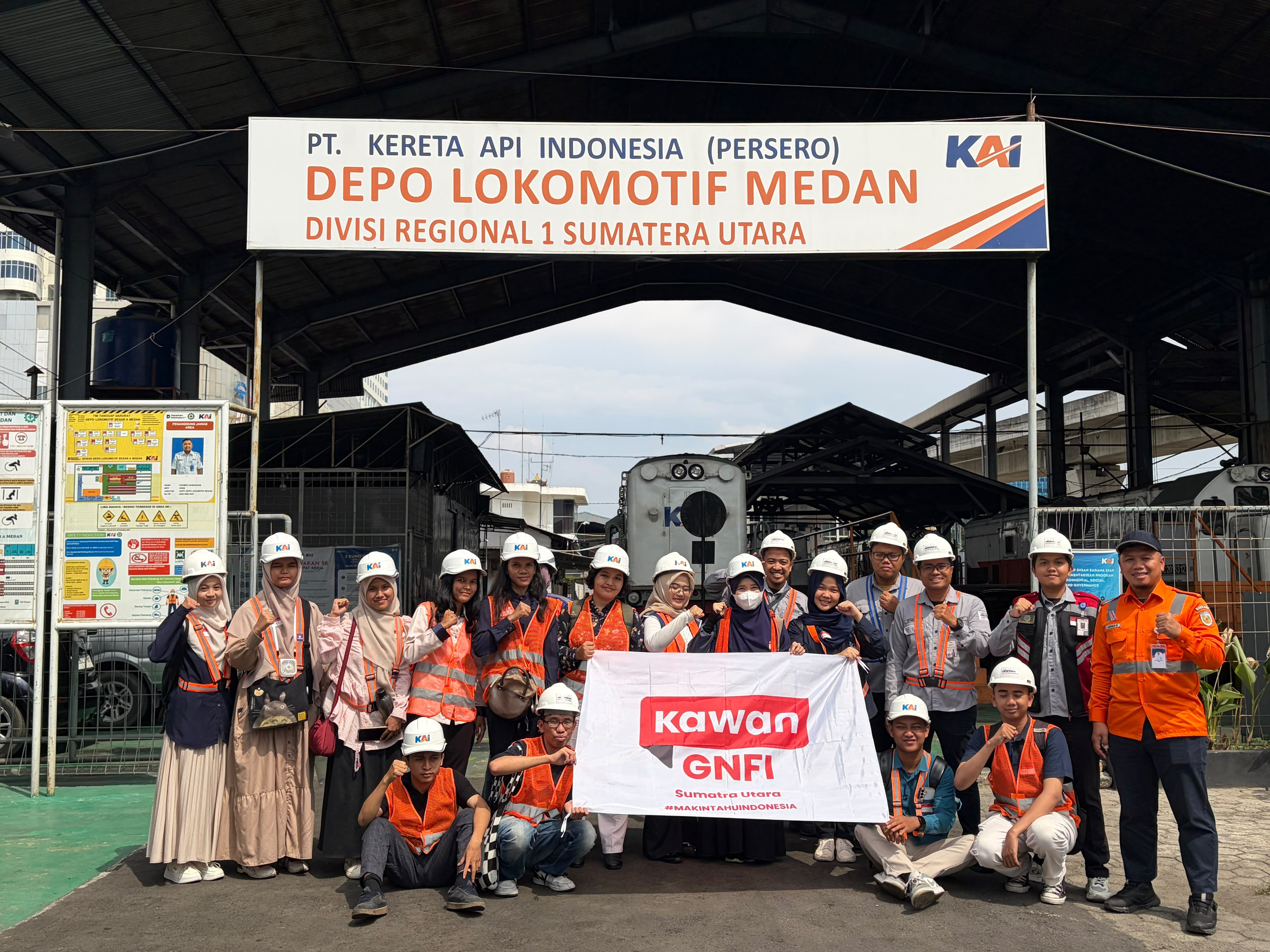 Dokumentasi pribadi| Tur ke Depo Lokomotif Stasiun Kereta Api Medan 