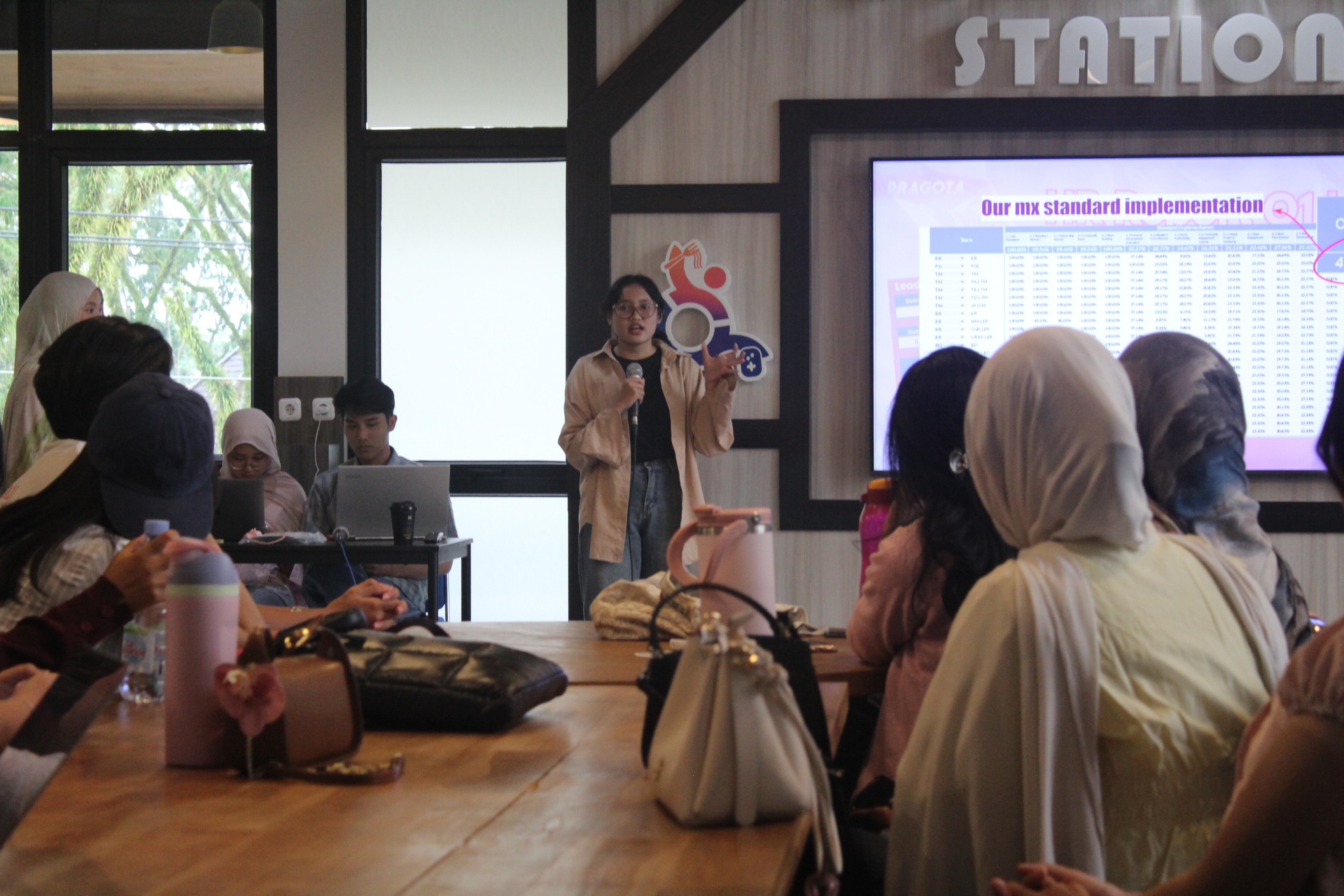 Local Committee President of AIESEC in Semarang, Valentina Puspa.