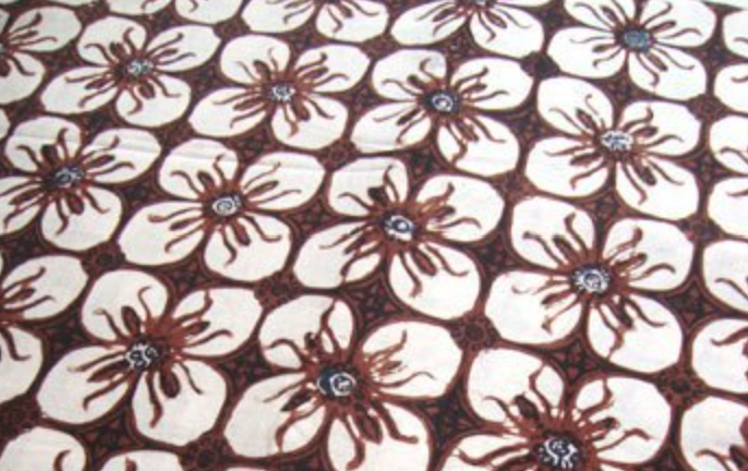 Motif Batik Kawung Kembang | Sumber: Roboflow Universe