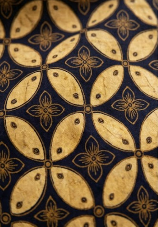 Motif Batik Kawung Sen | Sumber: AI generated