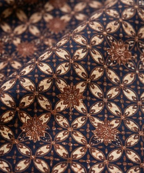 Motif Batik Kawung Buntal | Sumber: AI Generated