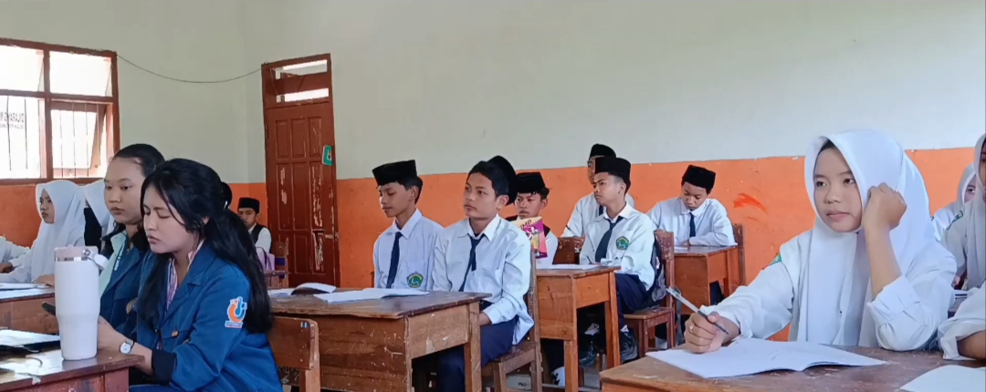 Antusias siswa mts An-Nur