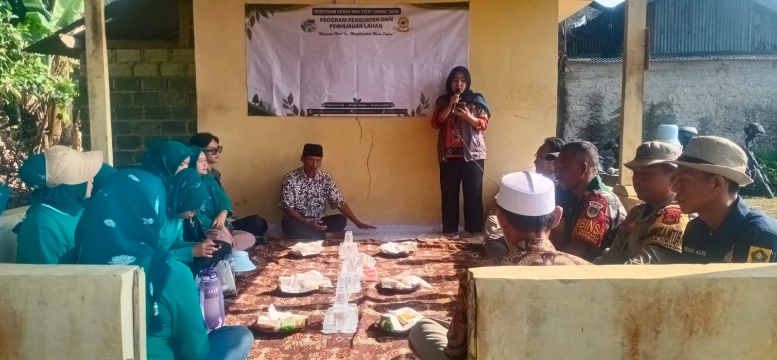 Pemaparan program dan sambutan | sumber: Dok. Pribadi Belgi Alhuda