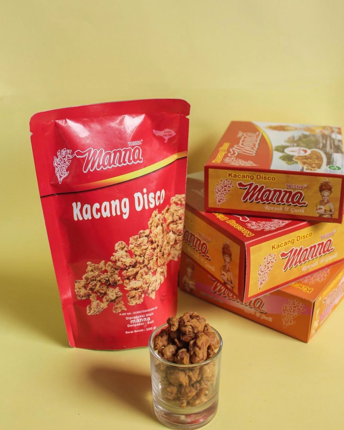 Rekomendasi Oleh-oleh Khas Bali: Kacang Disco Beragam Rasa | Instagram @kacangmannabali