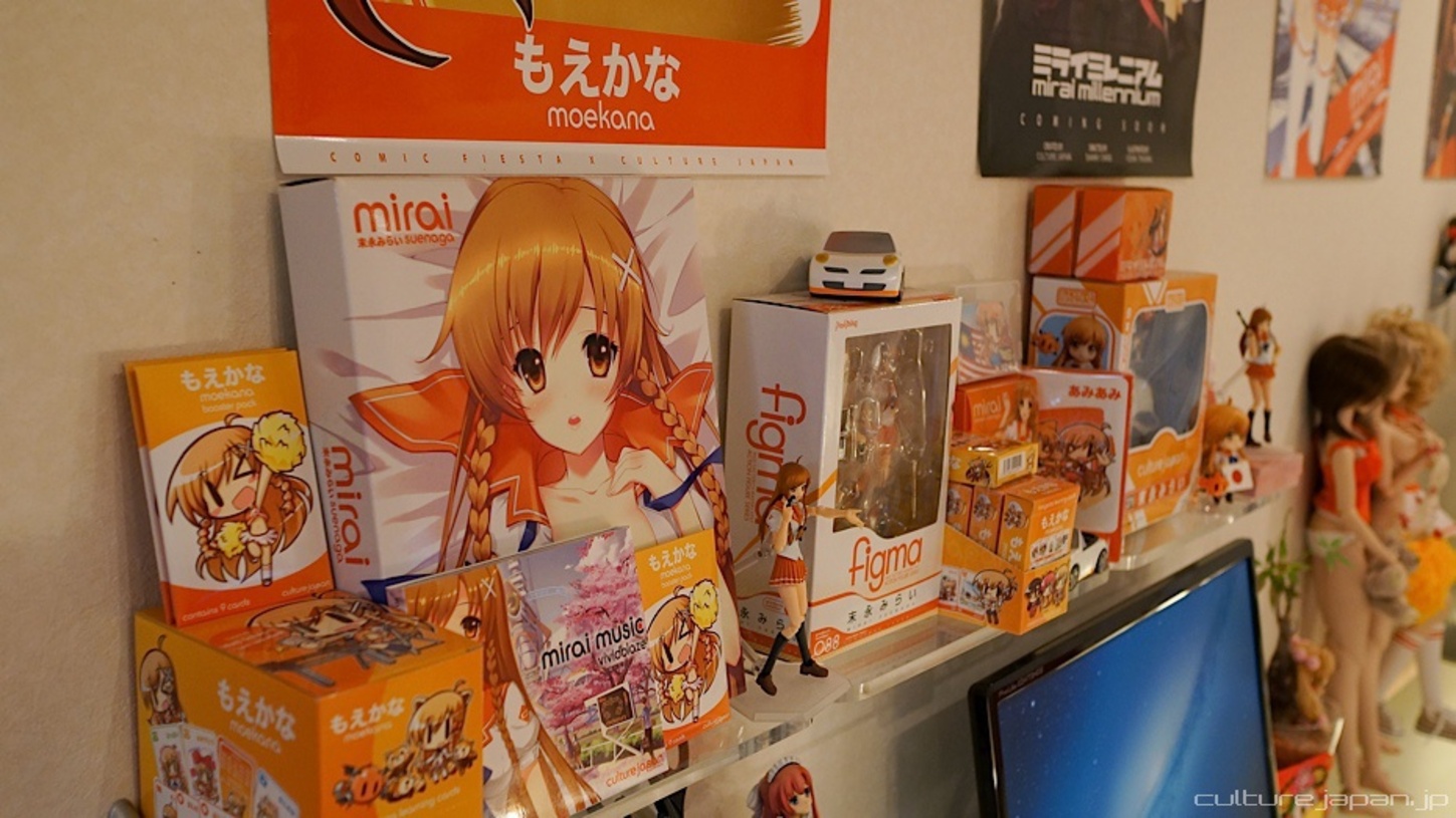 Ilustrasi produk turunan anime