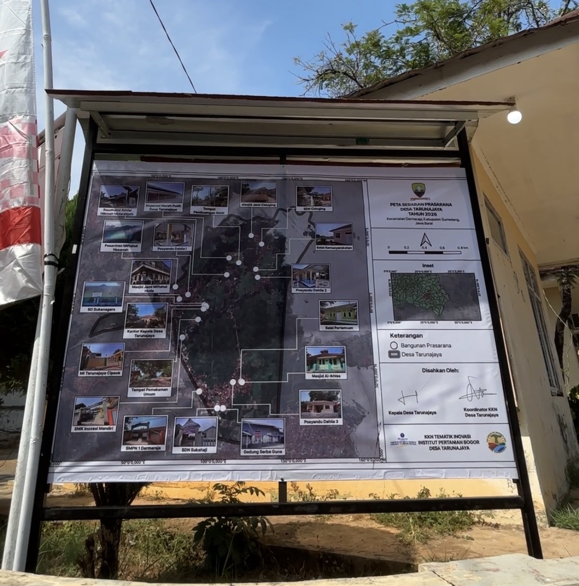 Hasil GEOMAP Desa Tarunajaya (Sumber: Dokumen Pribadi)