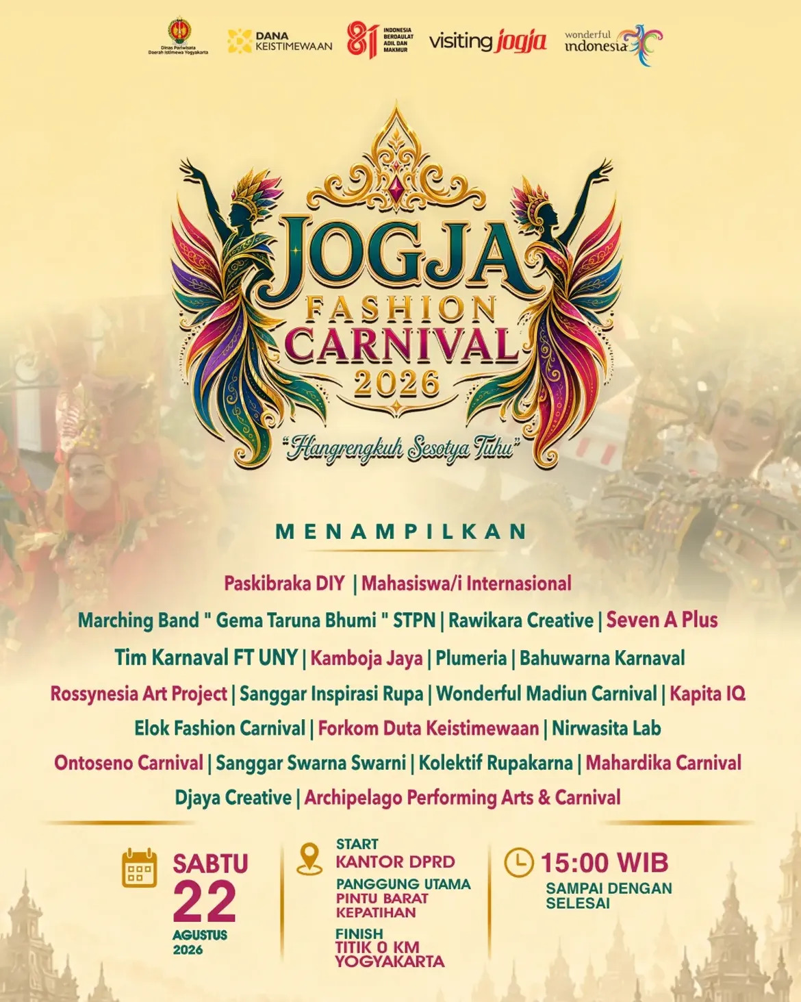 Jadwal Jogja Fashion Carnival 2026, Catat Tanggalnya! Instagram @Local Pride Indonesia