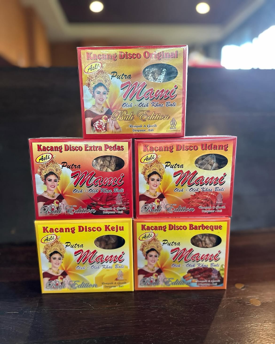 Kacang Disco Putra Mami, Oleh-oleh Khas Bali yang Wajib Dibeli! | Instagram @kacangdiscomami