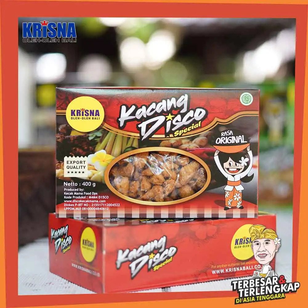 Rekomendasi Kacang Disco Khas Bali, Krisna Ternyata Juga Jual! | Krisna