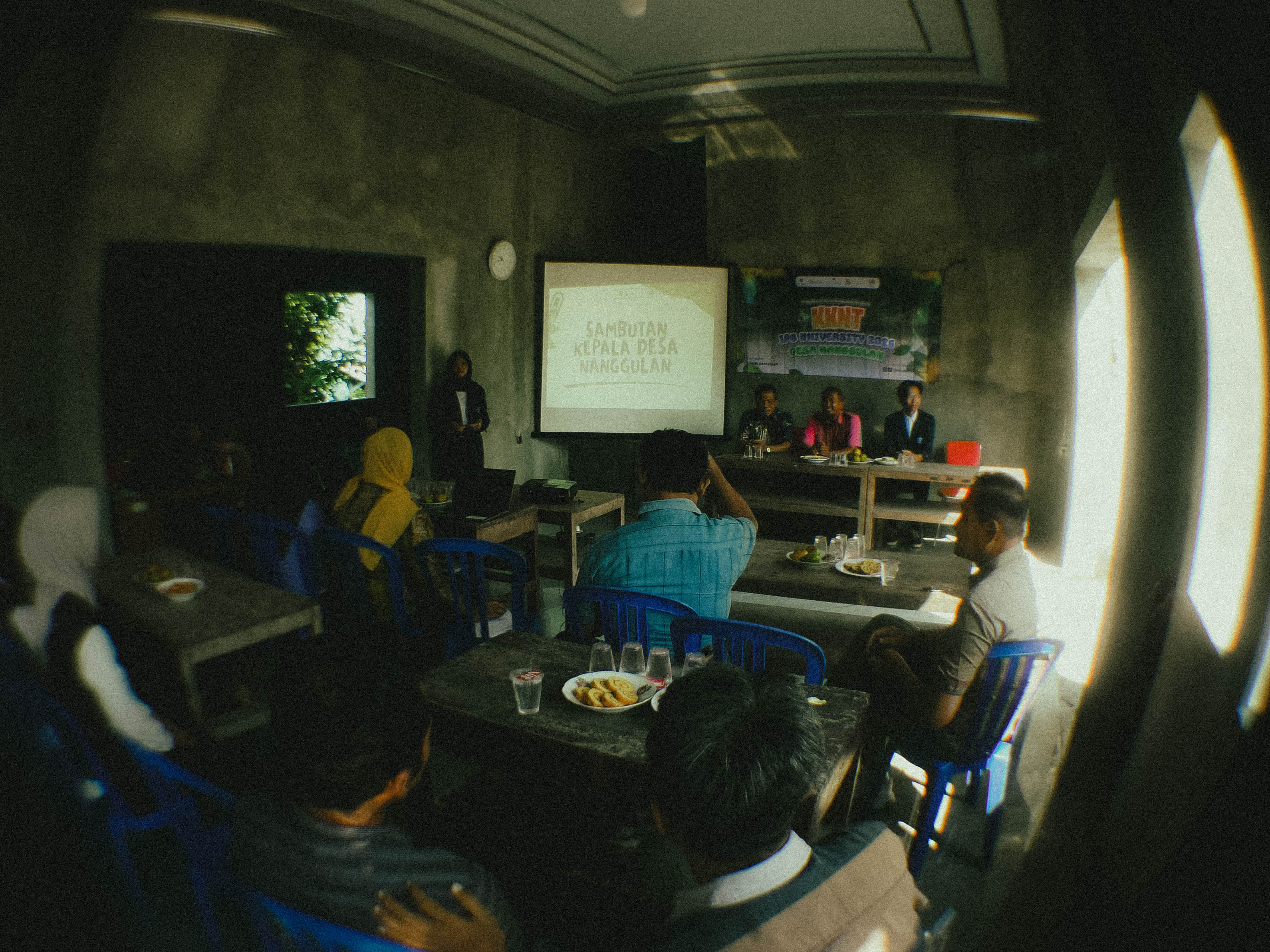 Sambutan Kepala Desa Nanggulan pada Lokakarya I KKNT IPB | Tim KKNT IPB