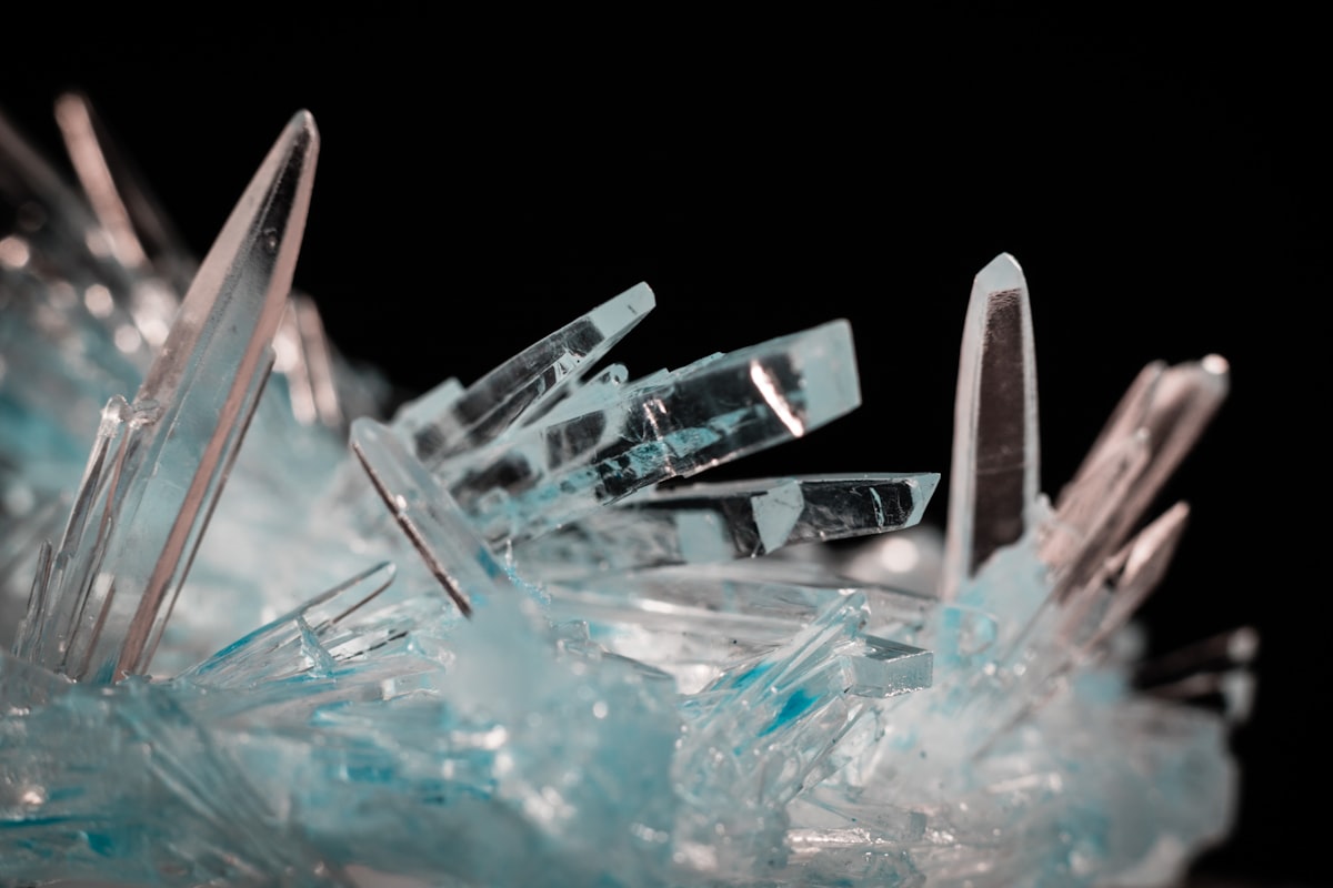 Close-up kristal mineral