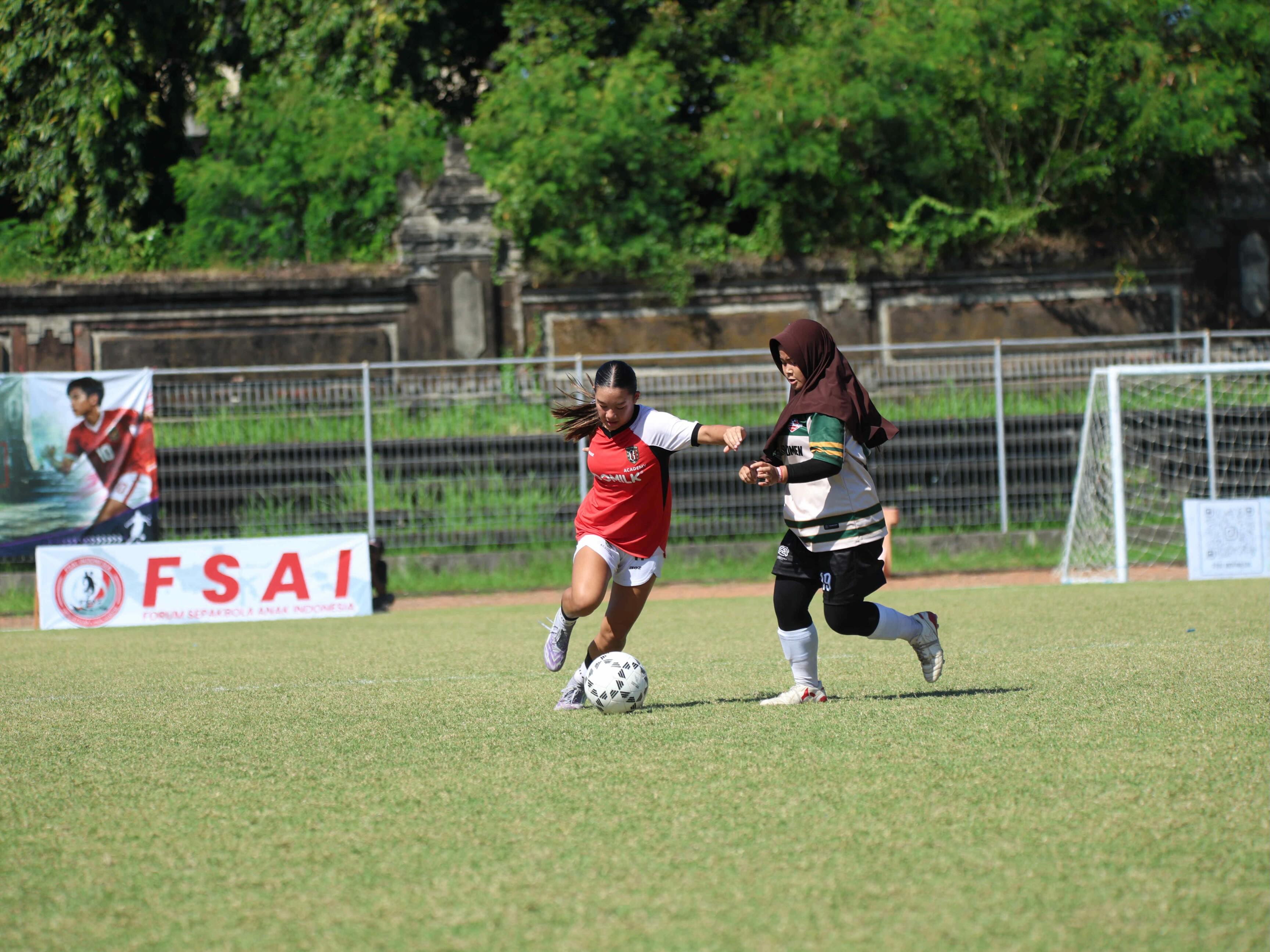 Kiyomi Sue Bachdim saat bermain bersama Bali United./kiyomisuebachdim