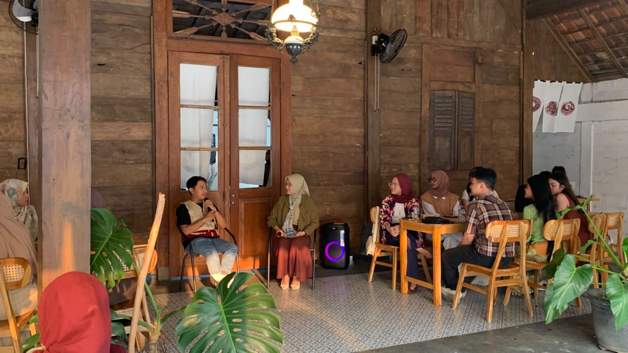 Winesqi Nibras pada Pembukaan House of Ninoms Tegalrejo Yogyakarta | Foto: GNFI/Pierre Rainer