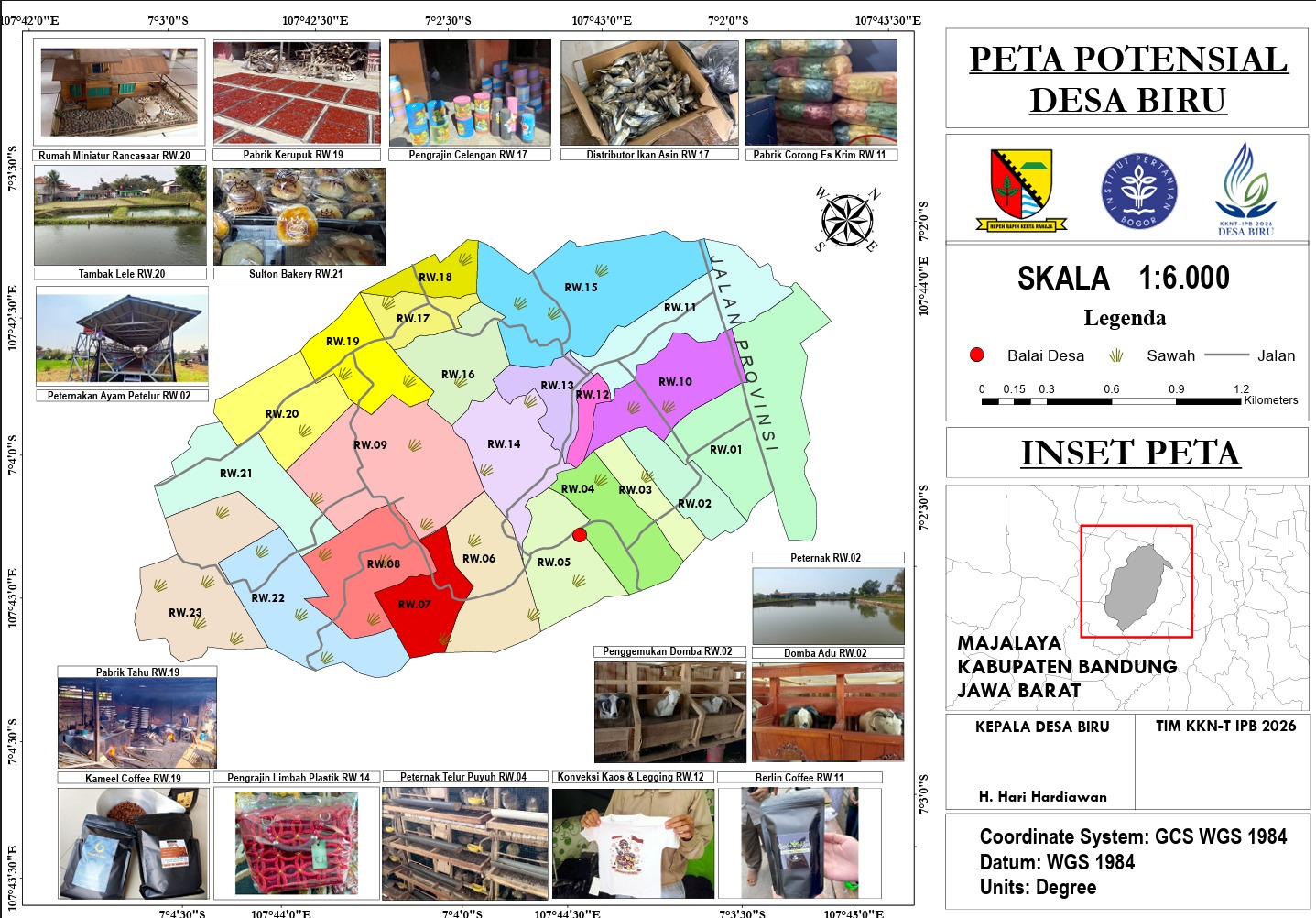 Peta Potensi Desa dan UMKM Desa Biru